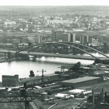 Blick z Offenbacher Hafen K66